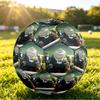 Size 5 Football The Bad Guys Pattern, Wear‑Resistant Soccer Ball for Match Training Daily Sports Play