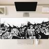 Gothic Skeleton Horde Extended Gaming Mouse Pad NonSlip Rubber Base Large Desk Mat Keyboard Mouse Pad For Laptop Pc