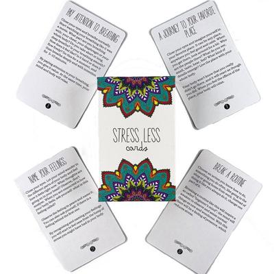 Stress Less Cards – 50 cvičení všímavosti a meditace – pomáhá zmírnit stres a úzkost