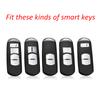 Czarna obudowa breloczka na klucze pojemnik do przechowywania dla Mazda 2 3 6 CX-3 CX-5 CX-9 MX-5 Toyota Yaris iA akcesoria BM GJ DJ KE KF TC