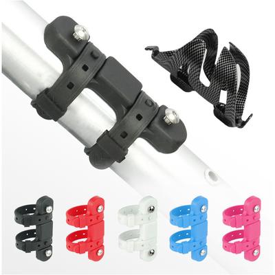 Fahrrad Wasser Wasserkocher Mount Adapter Silikon Bandage Flasche Käfig Strap Radfahren Flasche Halter Montage Halterung Fahrrad Zubehör