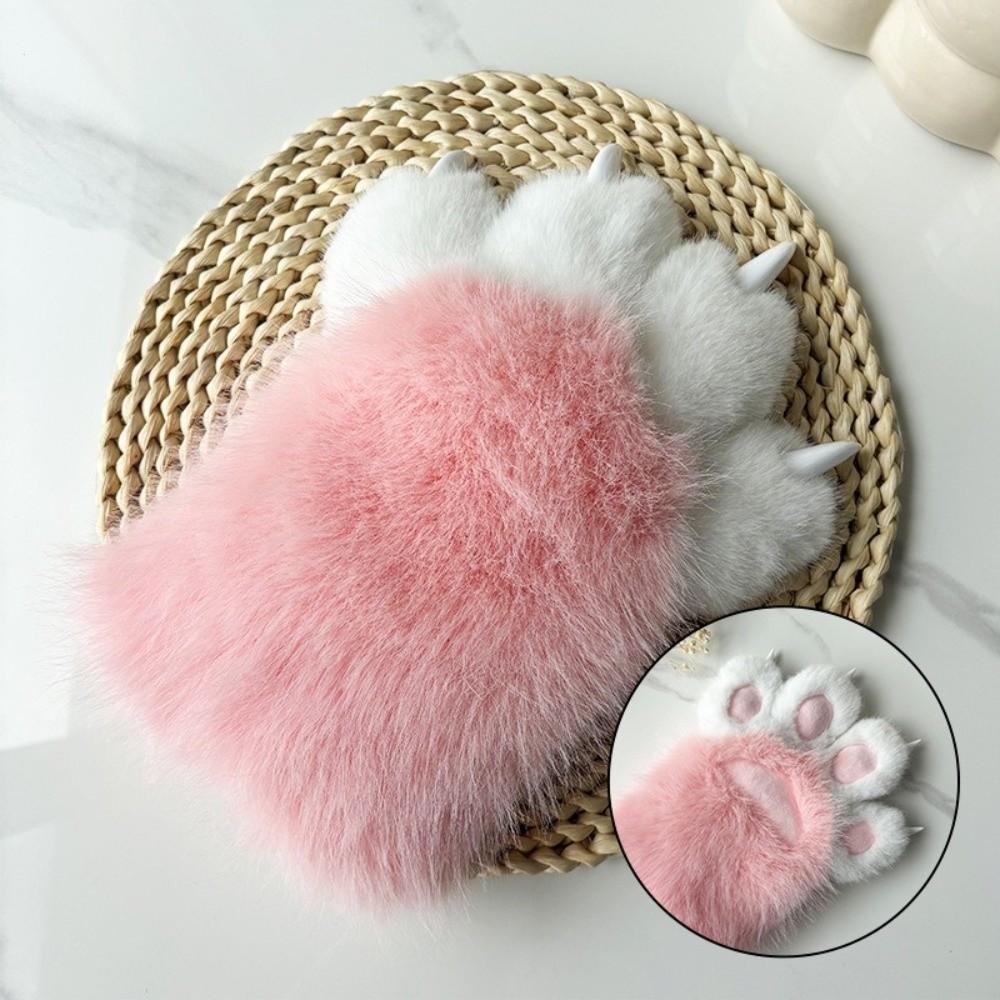 Kawaii Thicken Beast Claw Glove Warm Furry Cosplay Costume Gloves Cosplay Props Plush Cat Paw Gloves Party