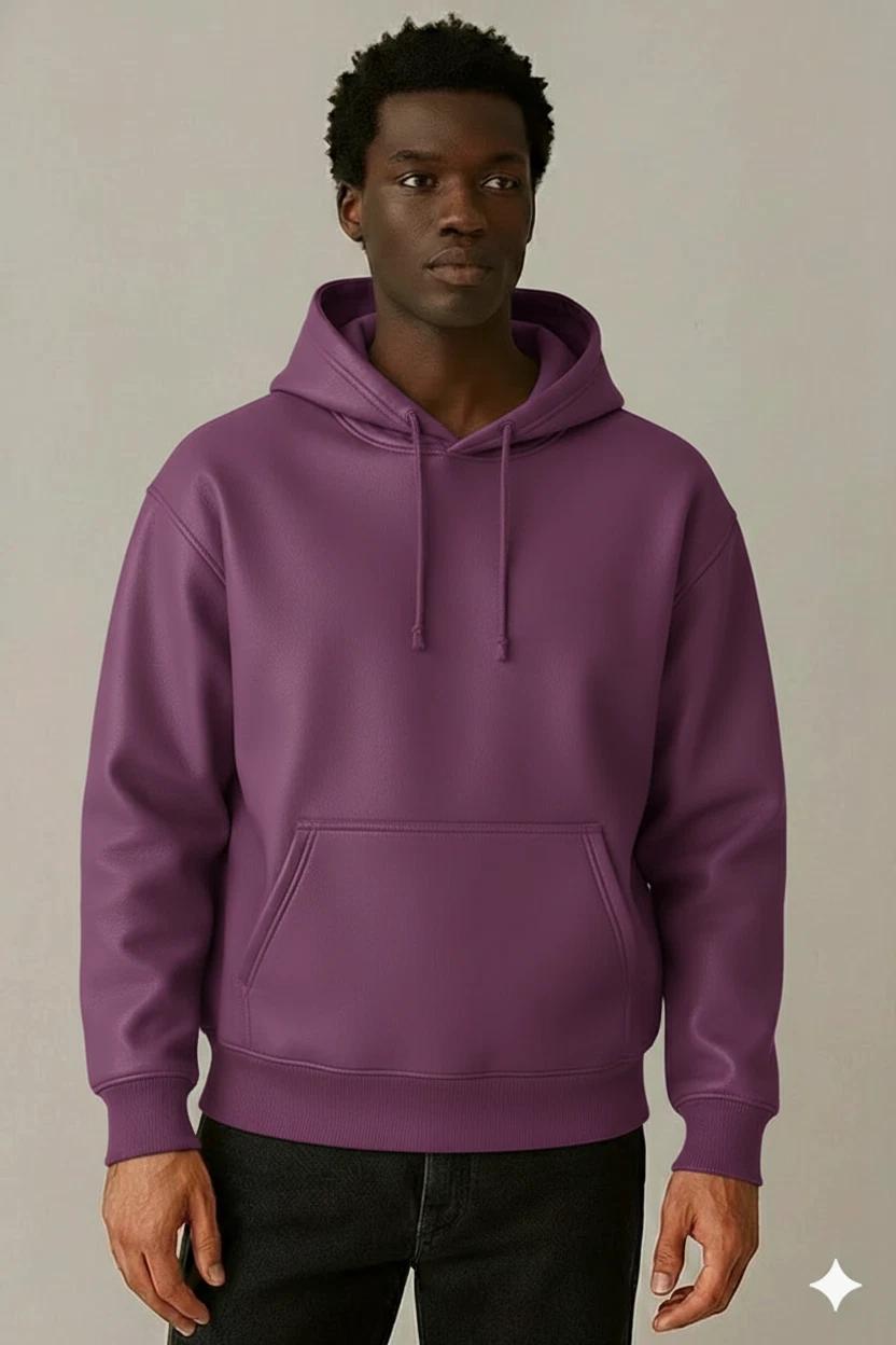 Фиолетовая Ручная Работа Худи Классическая Одежда Кожаная Куртка Косуха Мужская Натуральная Кожа Ягненка S