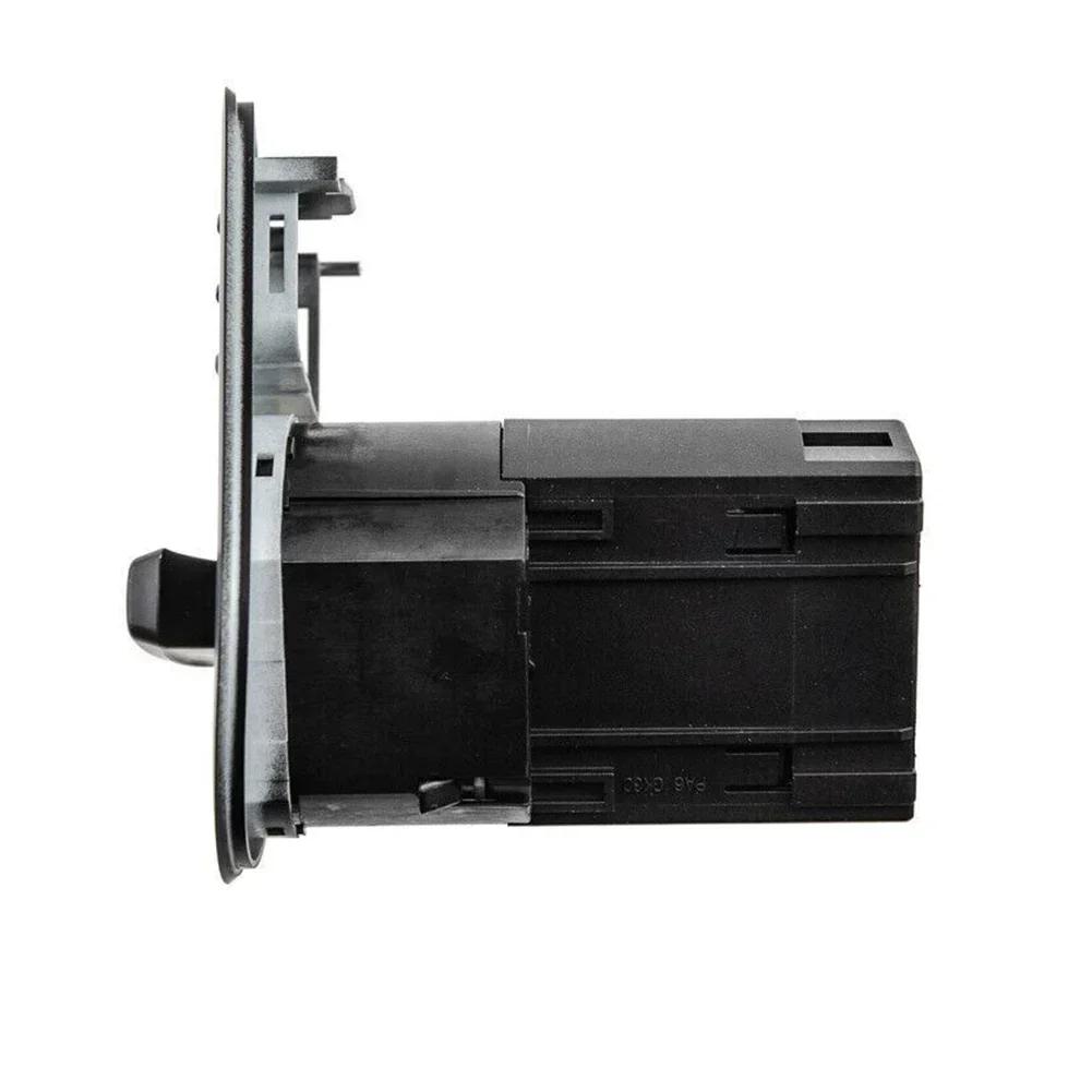 Black Color Fog Light Switch Car Headlight Control Anti-corrosion Easy To Use High-quality Materials Quick Installation