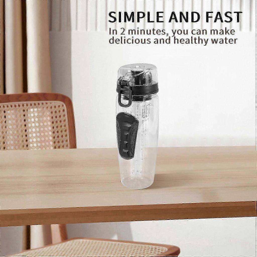 1000ml/32oz Fruit Infusing Infuser Water Bottle Sports Healthp 2025