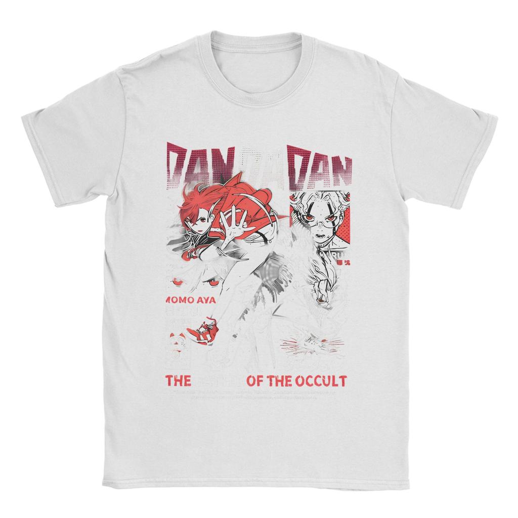 Dandadan T-Shirts Men Women Manga Action Comedy Anime  Crazy Cotton Tee Shirt Crewneck Short Sleeve T Shirt Gift Idea Tops