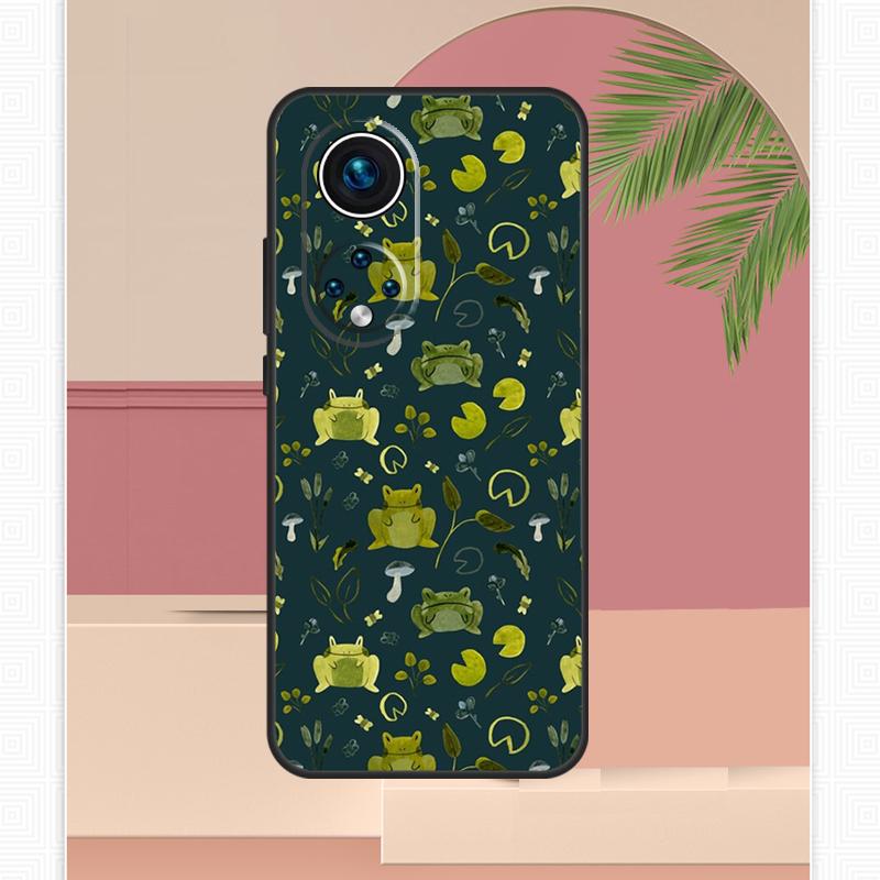

Cute Cartoon Frog Collage Case For Honor Magic 400 200 Lite 5 6 7 Pro Honor X9c X9b X9a X8b X8a X8 X9 50 70 90 Cover Honor 200 Pro