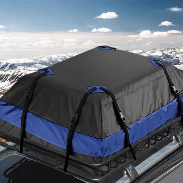 Universelle Wasserdichte Dachbox-Tasche für Autos aus 420D Oxford-Gewebe mit Anti-Rutsch-Matte Dachbox-Stauraumtasche für SUV LKW Van C
