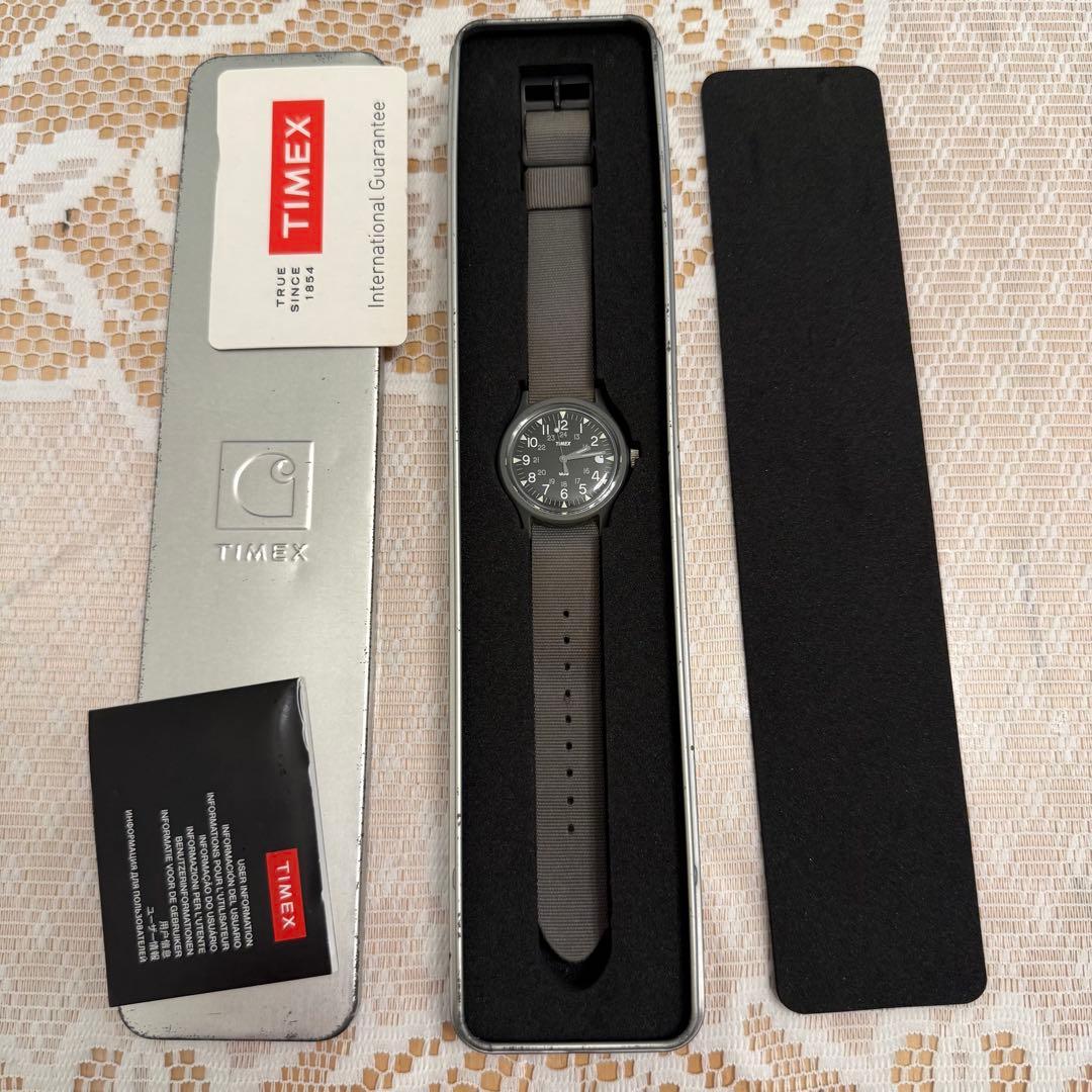 TIMEX Carhartt WIP collaboration watch with box