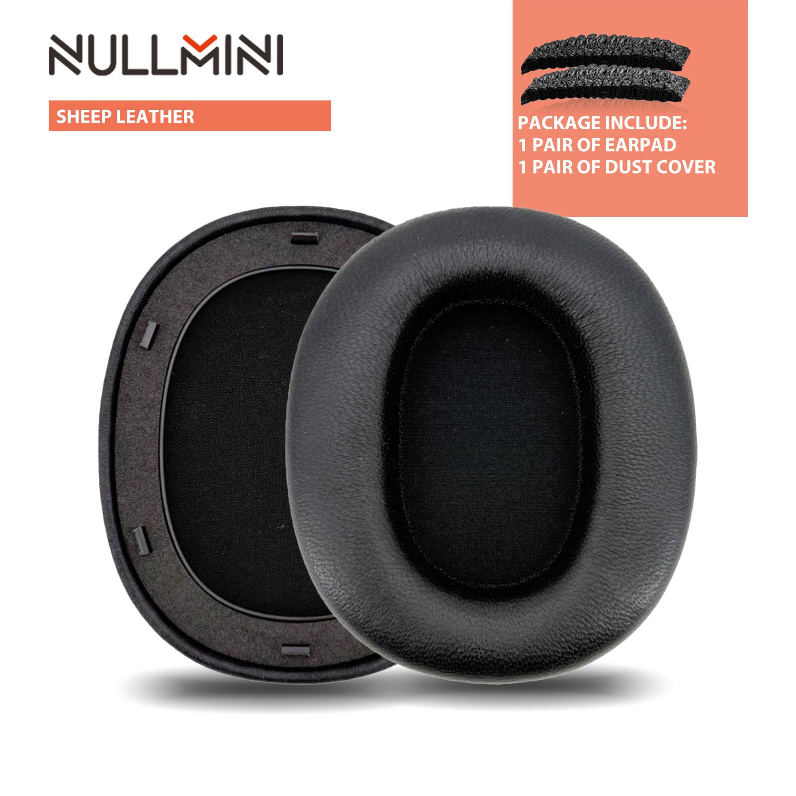 Nullmini Earpads for Edifier STAX SPIRIT S5 Headphones Replacement Ear Cushion Sleeve Sheep Leather Earmuffs
