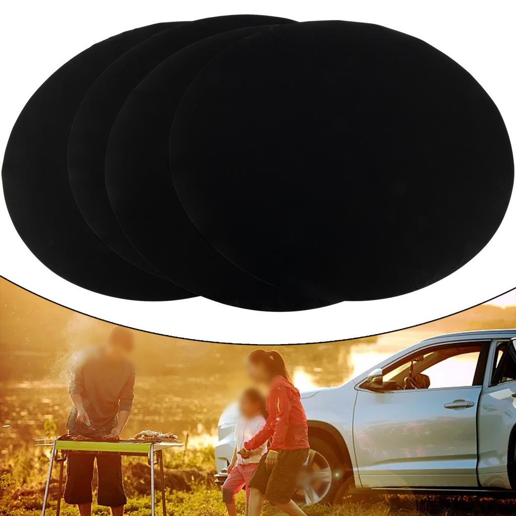 Covoraș de cuptor 40cm Unelte BBQ Covorașe pentru grătar Negru Fibră de sticlă