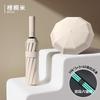 Automatic umbrella Folding umbrella Advanced sense 24 bones Large weather and rain parasol Sun umbrella