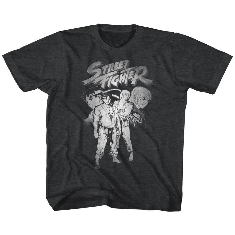 Street Fighter Alpha 3 Ryu-Ken Vintage Smoke Gaming  Children s T-shirt 100