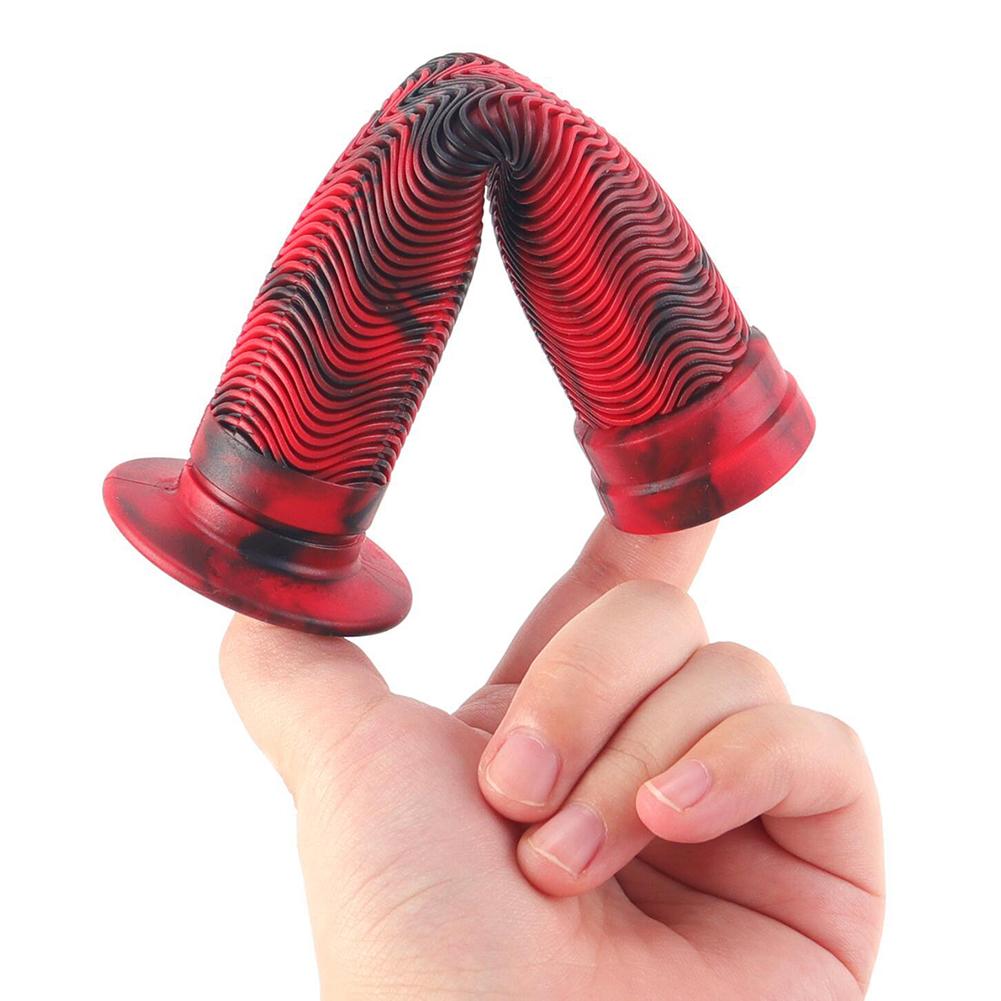 Rubber Bicycle Handlebar Grips Soft Bike Handle Bar Covers Wear-Resistant Lengthening Bike Cuffs for 22.2mm Handlebar