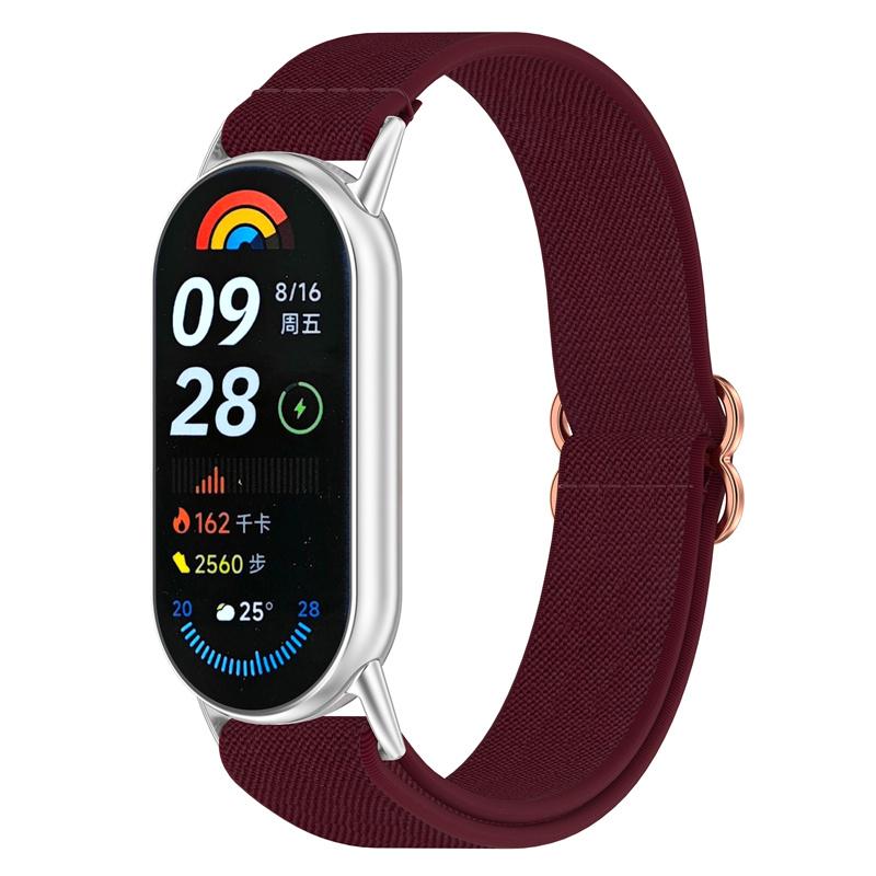 Nylon knit strap For Xiaomi band 9 8 NFC strap Elastic watch band For Xiaomi smart band 9 8 strap cover accessories