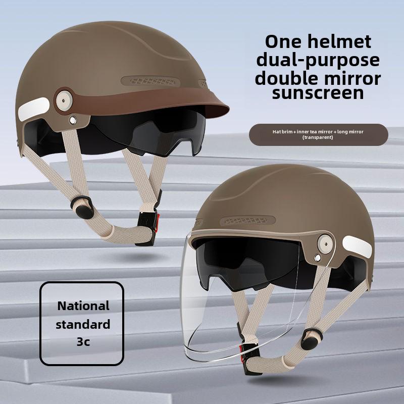 3C Certified Universal Motorcycle Helmet: Sun Protection, All-Season Safety for Men & Women