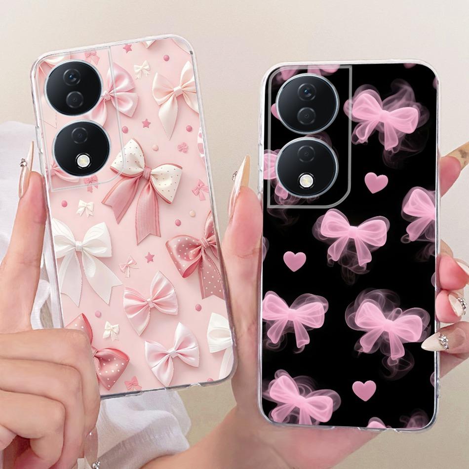 For Honor X7b CLK-LX2 2025 Cute Flower Butterfly Cat Painted Case For HonorX7b X 7B 4G 5G Soft Silicone TPU Phone Cases