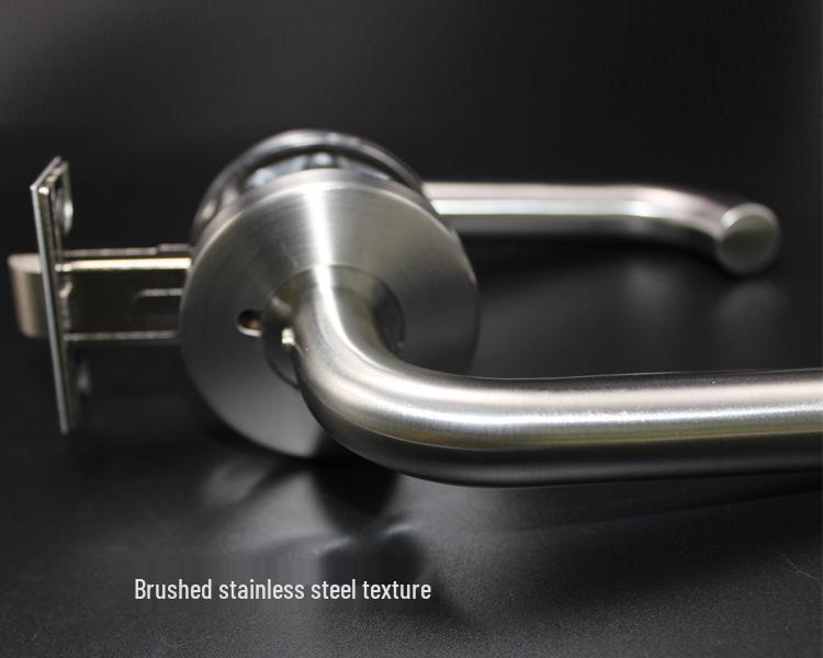 American-Style 304 Stainless Steel Bathroom Handle Lock with Brake Lever