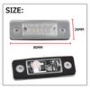 2pcs White LED License Number Plate Light Bulb For Volvo C30 2008-2013 License Plate Light Number Plate Lamp