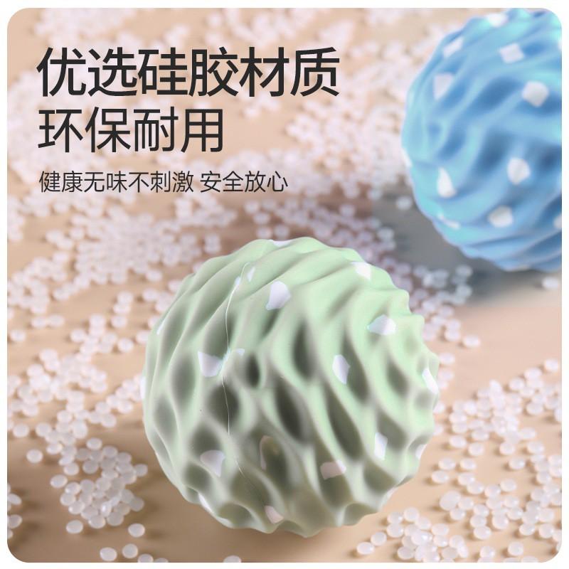 8.5cm Silicone Massage Ball Foot Neck Shoulder Relief Deep Tissue Myofascial Release Tool Yoga Fitness Recovery