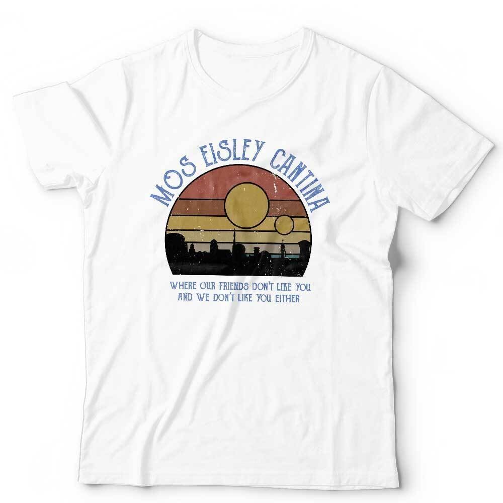 Mos Eisley Tshirt Retro Design Unisex Kids Cantina Vintage Sci Fi Funny Humour