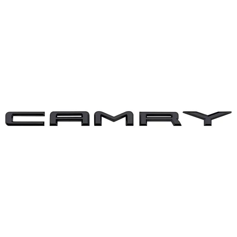 1pc 3D ABS High Quality Camry Sticker Car Letter Front Emblem Rear Tail Trunk Decals Badge Sticker Decal for Toyota Camry