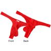1Pc Thong Panties Nylon Briefs Sheer Bulge Pouch Underwear Ice Silk Sexy G-string Men's