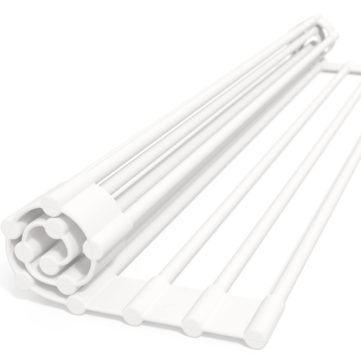 

Сушилка для посуды над раковиной аккуратная сушилка для посуды сушка x [Latuna] подставка, раковина, сушилка, белая, вращающаяся подставка, коврик, антибактериальная, компактная, нержавеющая, белый