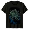 Alieni (1987) T-shirt 100% Cotone Ispirata ai Poster dei Film Magliette da Uomo Top Maglietta Retrò Anni '80