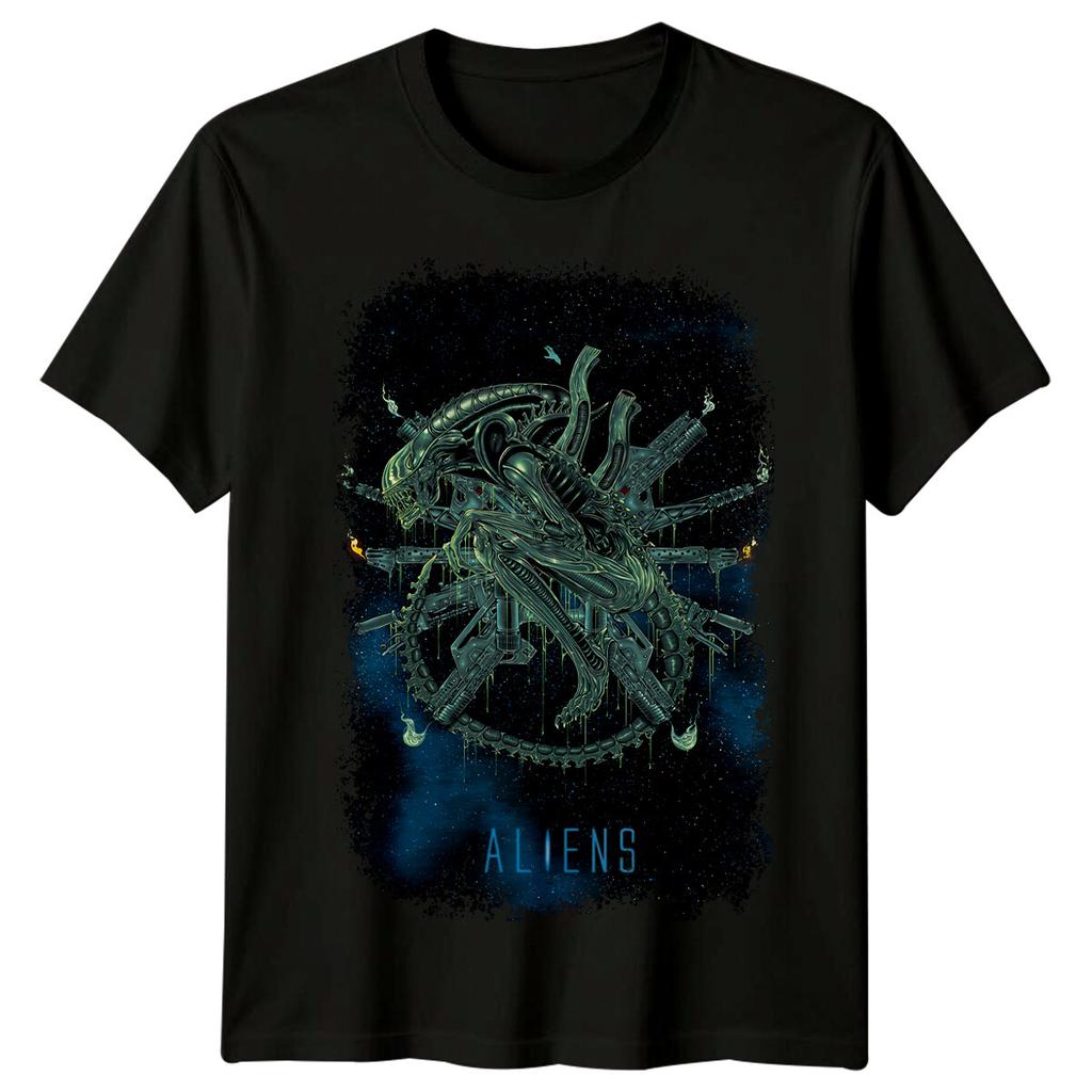 Aliens (1987) Movie Poster Inspired T-Shirt Retro 80s Tee
