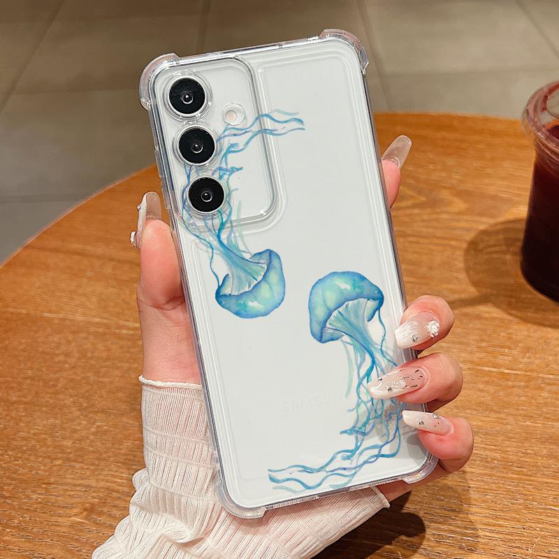 

Lemon Ocean Printed Clear Phone Case For Samsung Galaxy A57 A37 A17 A56 A36 A55 A35 A26 A16 A25 A15 A54 A14 Soft Silicone Cover Galaxy A57