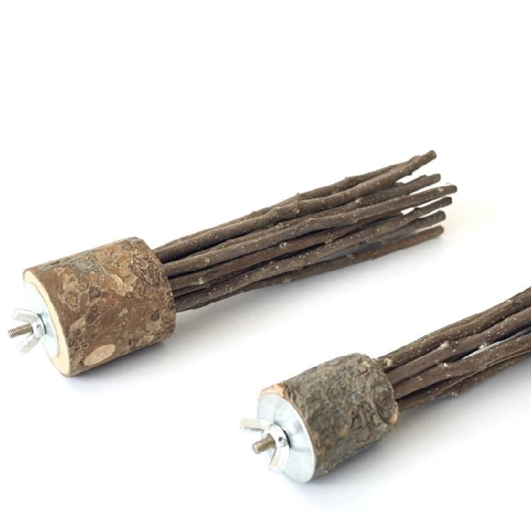 Multifunctional Parrots Stand Branch Grinding Scratchers Toy for Conure