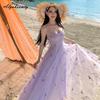 2026 New Fairycore Summer Women Romantic Midi Dress Spaghetti Strap Sweet Holiday Dress Sleeveless Butterfly Mesh Feminine Dress