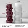 DIY Relief Snake Pillar Candle Mold Halloween Creative Aroma Candle Plaster Silicone Mould Handmade Candle Making Supplies