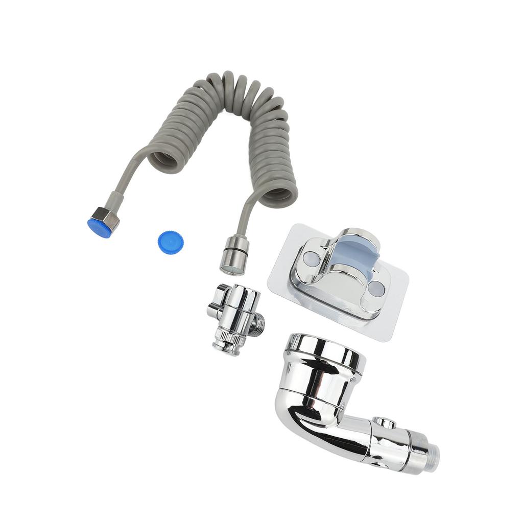 Sink Faucet Sprayer Attachment 5L/min Handheld Showerhead 1.5m Pipe 3 Adjustable Modes for Bathtub Kitchen