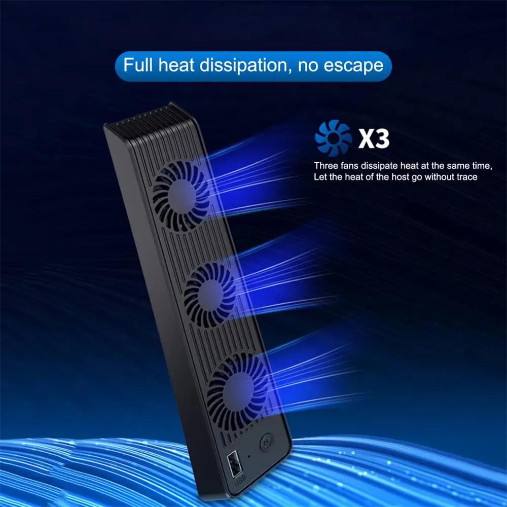 External Cooling Fan Cooler Game Accessories For PS5 PlayStation 5 Host Console