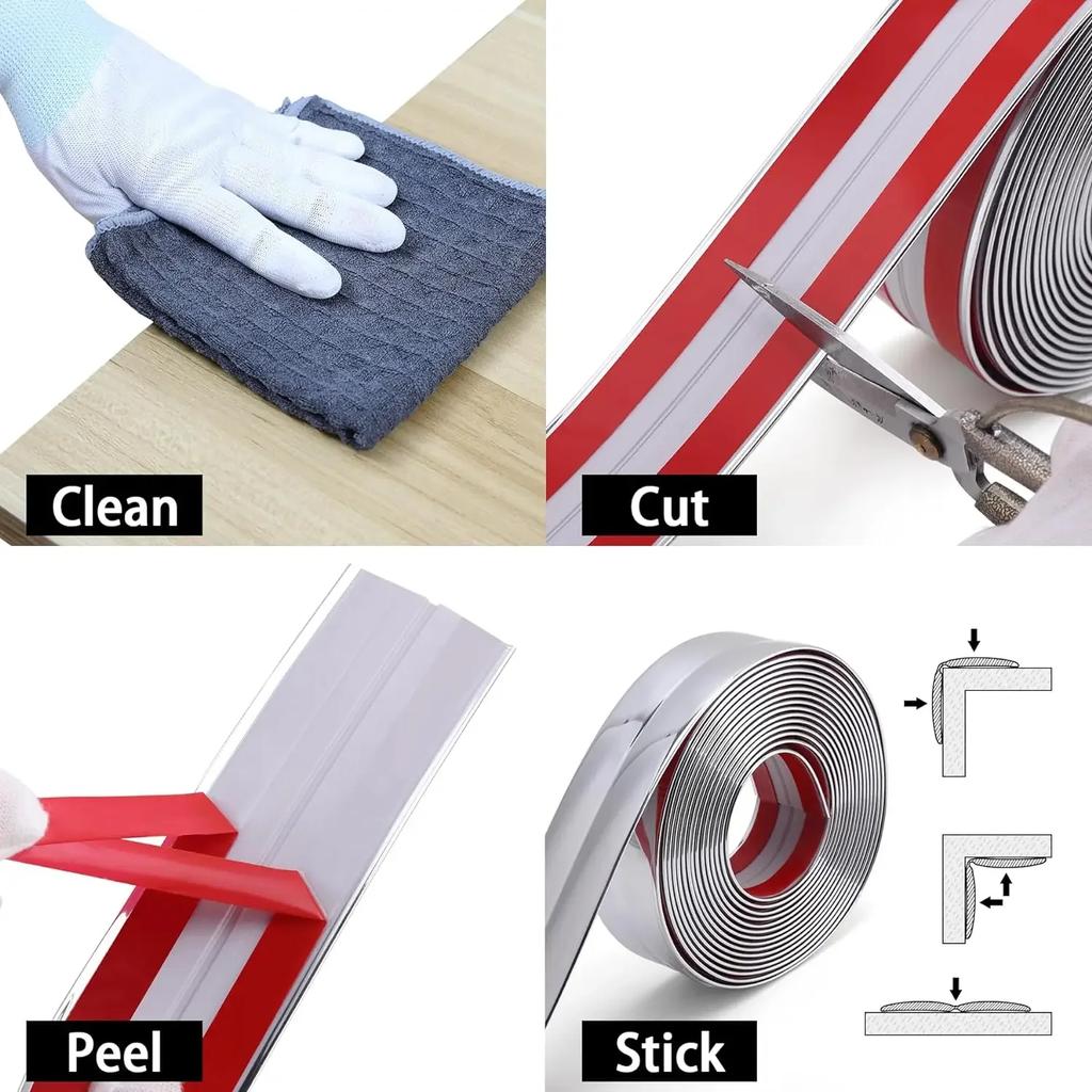 Home Decoration Stickers Self-adhesive Room Decor 5M Furniture Edge Protections Baby Safety Tape Wall Sticker Strips Posters