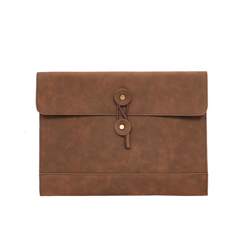 Korean Version Of Men'S Bags, Envelope Bags, Handbags, Retro File Bags, Business And Leisure Men'S Bags, Briefcases In Hand.