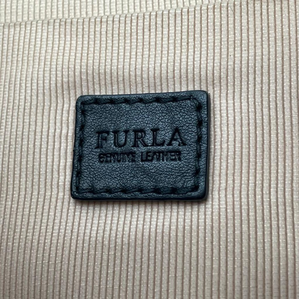 Used Furla Shoulder Bag Zebra Pattern 2-Way Shoulder BagShoulder Bag black/white leather Women