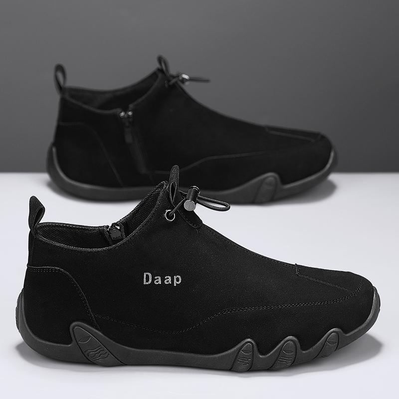 Wysokiej Jakości Skórzane Męskie Buty Casual Ręcznie Robione Lekkie Męskie Mokasyny Oddychające Wygodne Buty do Chodzenia Wsuwane Buty do Jazdy