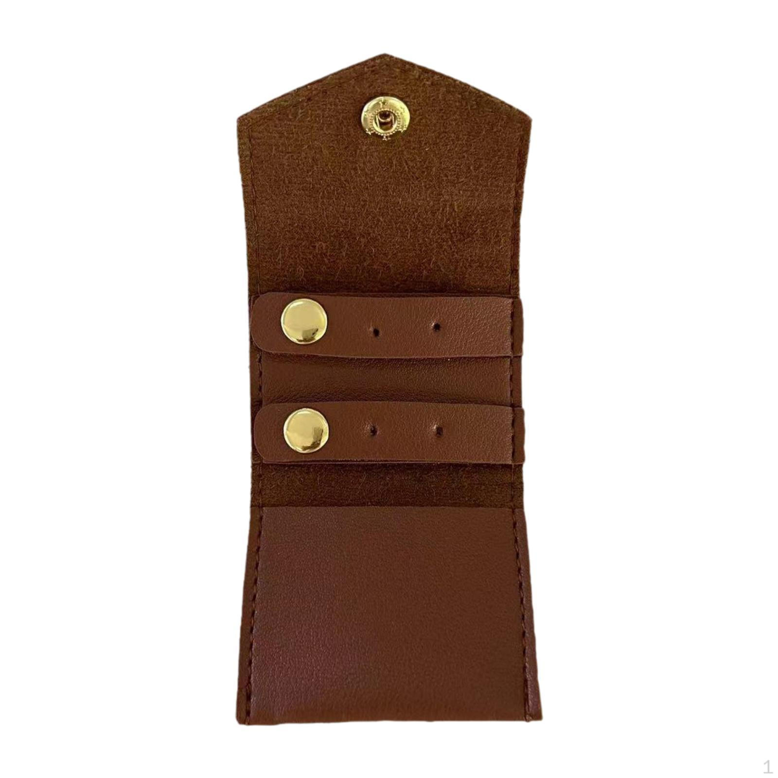 

Compact Jewelry Holder with Buckle for Rings And Earrings рожевий