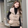 Vest women's short winter new small vest vest cotton-padded vest jacket