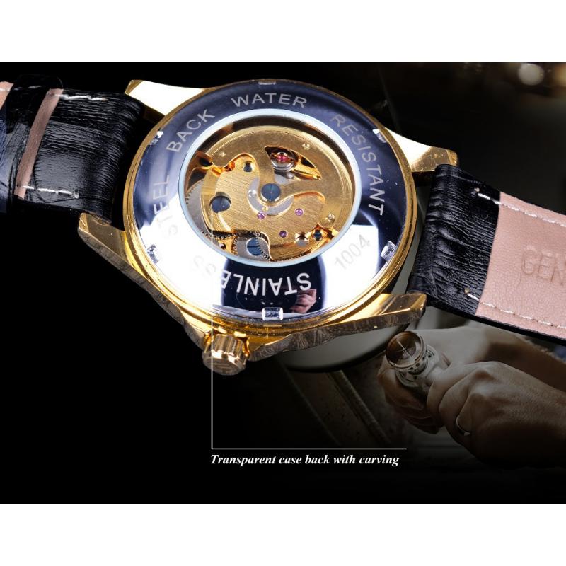 Forsining Men Fashion and Leisure Hollow Automatic Mechanical Watch