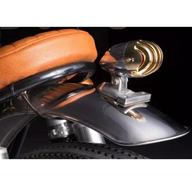 1PC Brass Motorcycle LED Brake Tail Light Turn Signal Lights