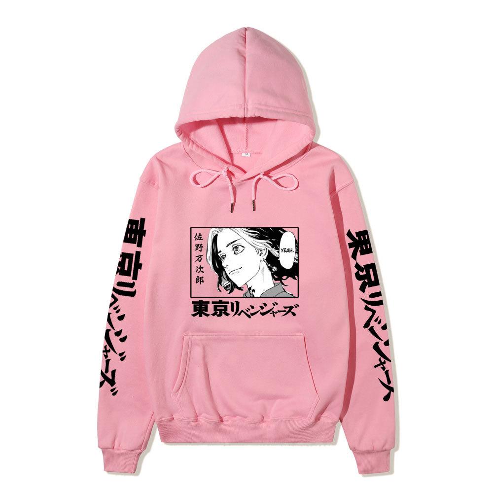 Tokyo Revengers Mikey Manjiro Sano Unisex Fleece Hoodie Autumn Winter Anime Print Long Sleeve Casual Pullover Sweatshirt