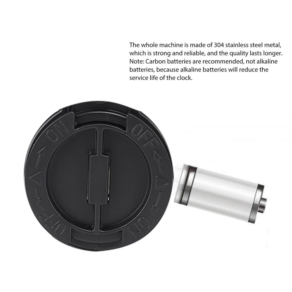 Retro Large Number 24-Hour Flip Desk Clock, Stainless Steel Table Clock, Easy To Read, Best Retro Birthday or Christmas Gift, Perfect for Living Room,