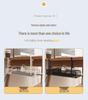 Punch-Free Retractable Under-Desk Cable Management Shelf and Storage Rack