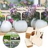 QX2E Plant Identification Garden Marker Cards Plant Sign Labels Labels for Garden Plant