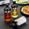 Spice Jar with Spoon 250ml Glass Condiment Bottle Kitchen Seasoning Jar for Salt Sugar Leak-Proof Condiment Container with Lid