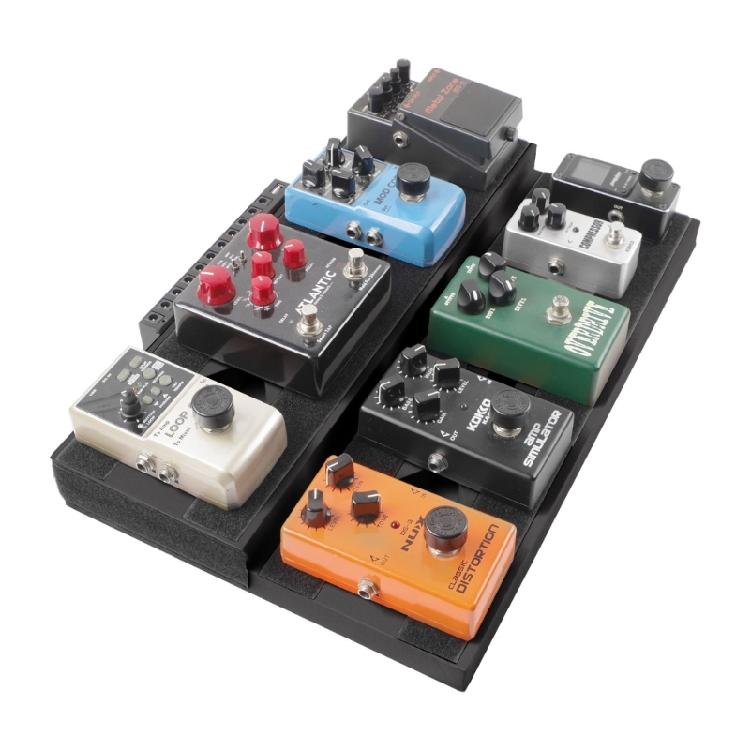 Portable Guitar Effect Pedal Board Professional Step Design Single Effect Board Nonslip Effect Track Board Easy To Use